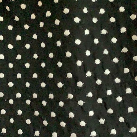 INC black and white polka dot  fit and flare dress - Picture 5 of 12